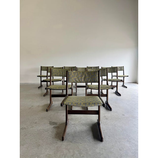 Mid Century Danish Modern Farstrup Cantilevered Dining Chairs, Set of 10 For Sale In Tampa - Image 6 of 9