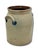 Small 1 Gallon Size Blue Decorated Antique American Stoneware Butter Churn Crock by Cowden & Wilcox Harrisburg Pennsylvania For Sale - Image 14 of 18