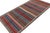 Tribal Vintage Shahsavan Persian Kilim in Polychromatic Stripes by Rug & Kilim For Sale - Image 3 of 7