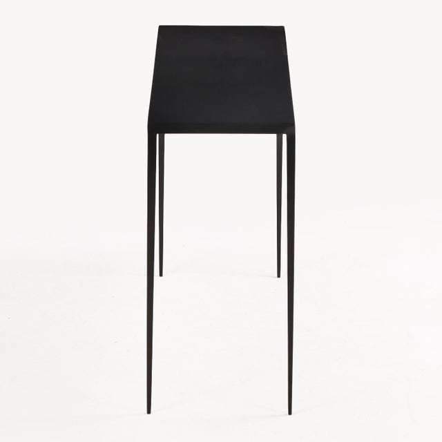 Mid-Century Modern An Iron Console Table in the Manner of Jean-Michel Frank For Sale - Image 3 of 8