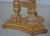 Gold Pair French Louis XVI Italian Made Marble Top Pedestals For Sale - Image 8 of 14