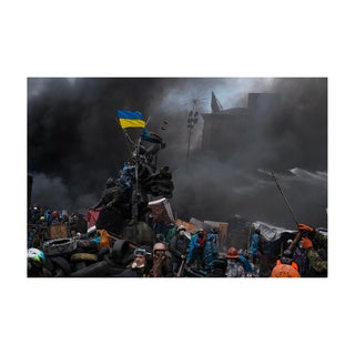 Eric Bouvet, Kyiv, Ukraine. 2014, Print on Baryta Paper, Framed For Sale