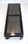 Wood Ming Style Coffee Table, Black Lacquered Wood, Brass Fretwork, Usa For Sale - Image 7 of 9