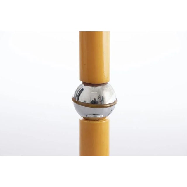 Art Deco Phenolic Table Lamp with Crackle Globe Glass Shade, 1930s For Sale - Image 4 of 9