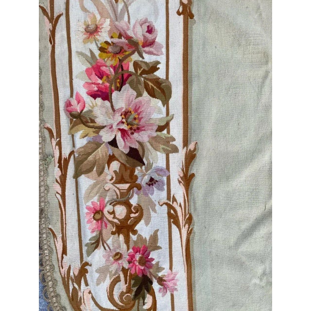 French Valance Aubusson Tapestry For Sale - Image 6 of 18