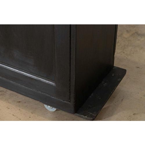 Large 19th Century English Ebonised Mahogany Dresser Base, 1890s For Sale - Image 17 of 18