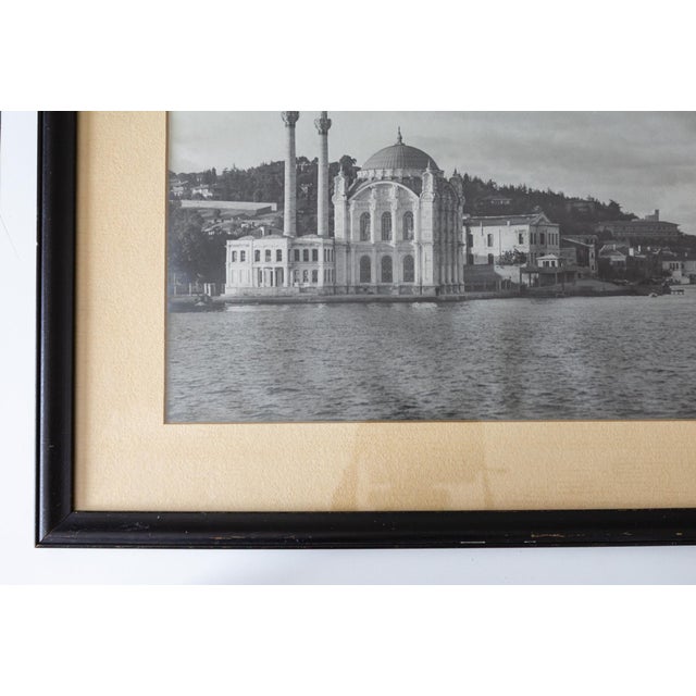 Baroque 20th Century Black and White Photograph of Ortaköy Mosque in Istanbul Turkey For Sale - Image 3 of 8