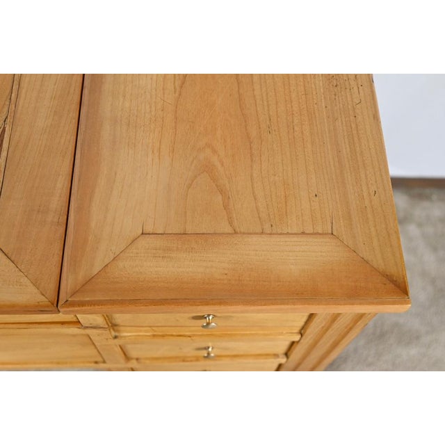 Wood Small Dressing Table in Cherry For Sale - Image 7 of 18