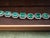 Late 20th Century Bochic “Capri” Vintage Zambian Emerald & Diamond Bracelet Set 18K Gold & Silver For Sale - Image 5 of 15