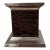 Vintage Leather and Silverplate Ralph Lauren Style Pillar Candleholder For Sale