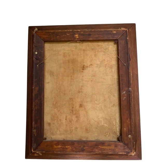 Antique Oil on Canvas Portrait Painting of Beautiful Woman With Hibiscus Flower in Her Hair, Signed Vera Martin Circa 1920’s For Sale In Philadelphia - Image 6 of 12