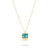 Starfish Ocean Spirit Animal Turquoise & Gold Pendant Chain Necklace For Sale - Image 11 of 12