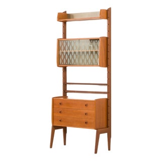 Scandinavian Ergo Free-Standing Wall Unit by John Texmon, Norway, 1960s For Sale