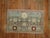 Gray Blue 20th Century Antique Persian Oriental Rug Mat Size Rug For Sale - Image 4 of 6
