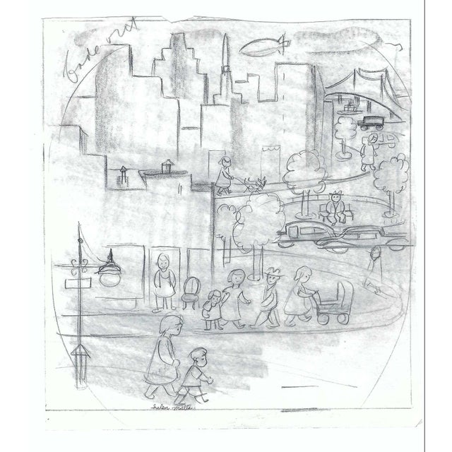 Helen Wagner Malta (1912-1975) worked in New York City in the 1930s, teaching at the Harlem Art Center and working on the...