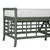 David Francis Luna Bench - Evergreen For Sale - Image 4 of 7