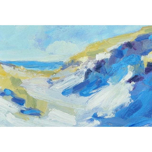 Quiet Places & Coastal Views — Sand Dunes Shadows Original oil painting by L. Haas, 9 x 12 on canvas panel. Unframed. A...