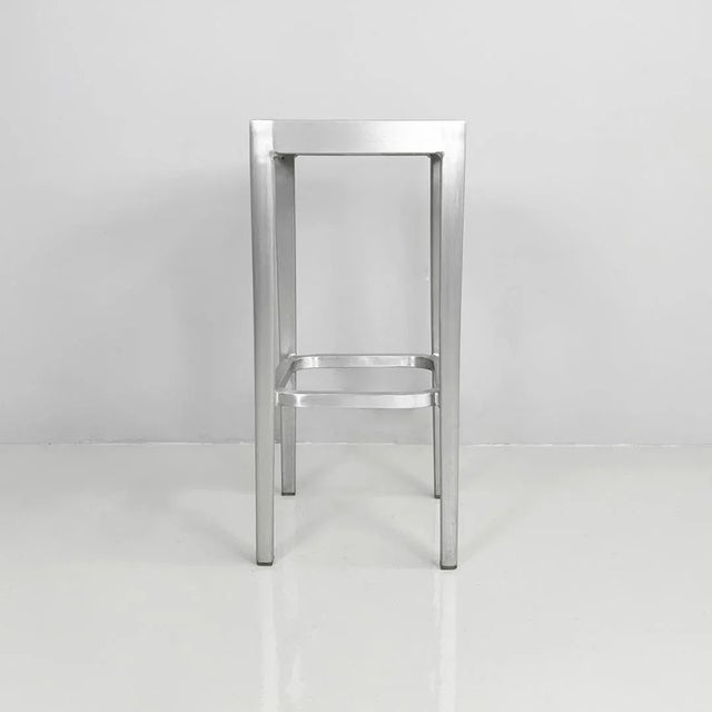 Postmodern Postmodern American Aluminum Stool by Philippe Starck for Emeco, 2000s For Sale - Image 3 of 16