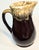 Farmhouse Brown Drip Pitcher For Sale - Image 6 of 12