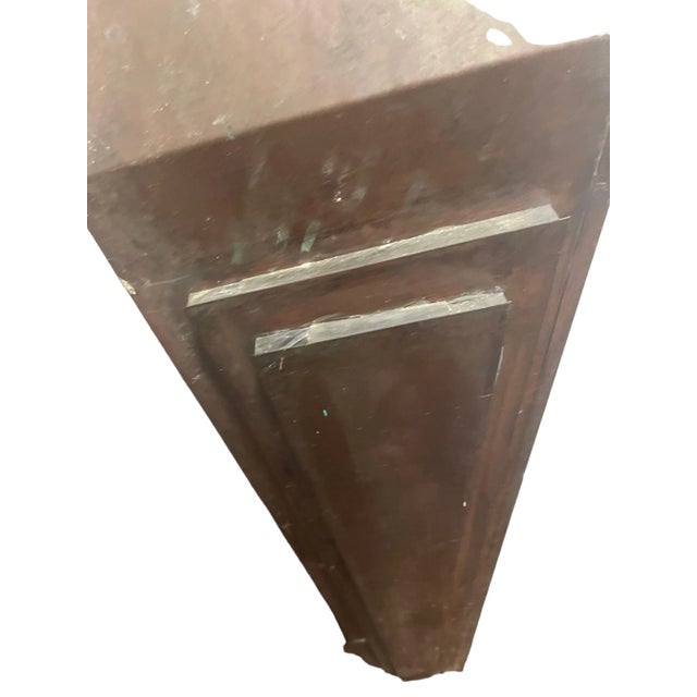 Vintage Industrial Copper Wall Sconce For Sale - Image 4 of 8