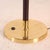 Gold Mid-Century Brass and Wood Lamp, 1980s For Sale - Image 8 of 11