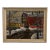 Cleveland Winter Cityscape Painting Signed Halt For Sale