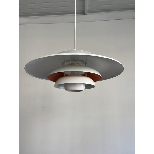 Red Sofie Pendant Lamp from Jeka, Denmark, 1960s For Sale - Image 8 of 14