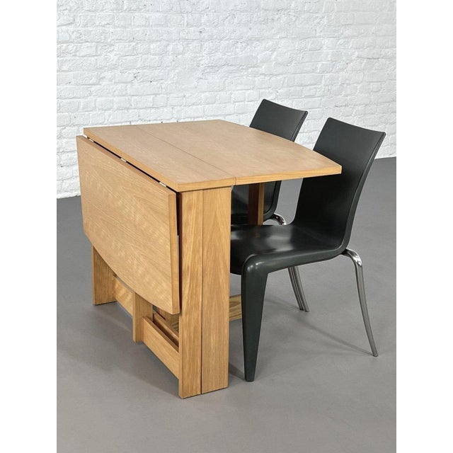 Vintage Modular Folding Dining Table For Sale - Image 6 of 9