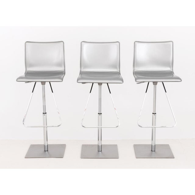 Cattelan Italia "Toto" Adjustable Bar Stools, 6 For Sale - Image 9 of 11