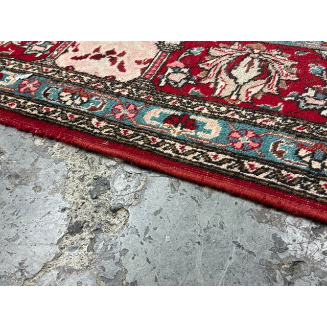 8 Ft × 11 Ft Bakhtiari Style Garden Panel Area Rug, Vintage For Sale - Image 10 of 12