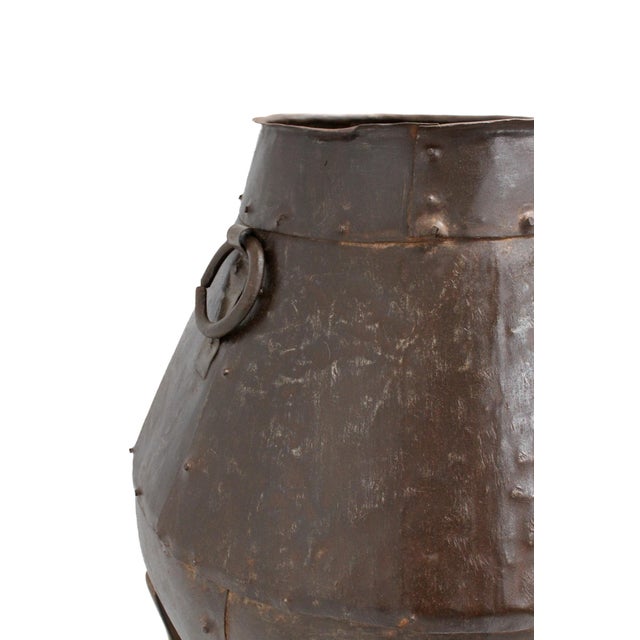 Copper Pear Shaped Planter Storage Vessel Single For Sale - Image 8 of 10