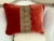 Metal Silk Velvet Pillow Made from Antique Mettalic Ottoman Empire Fragment For Sale - Image 7 of 7