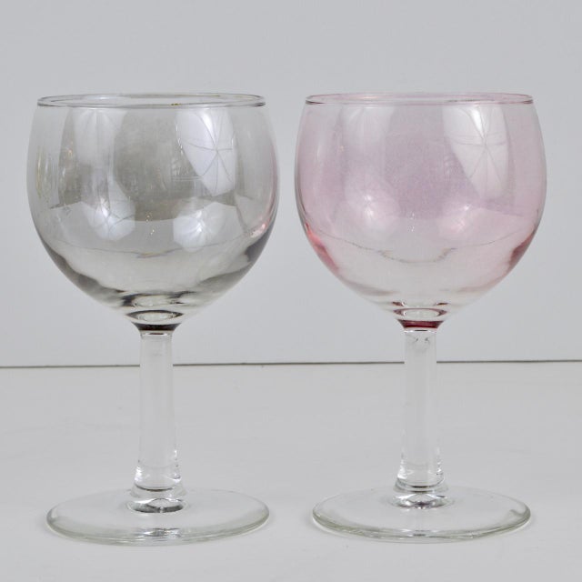 Multi Color Pastel Wine Glasses Set of 6 Chairish