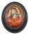 Antique Relief of the Sacred Heart of Jesus Under Domed Glass, 1890s For Sale
