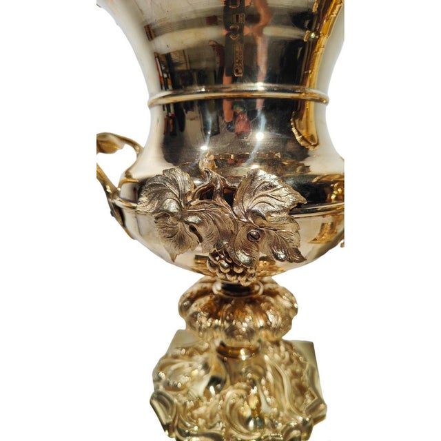 Gilt Bronze Cups, 19th Century, Set of 2 For Sale - Image 11 of 16