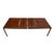 John Stuart Two Tone Leaves Mid-Century Modern Rectangle Dining Table For Sale