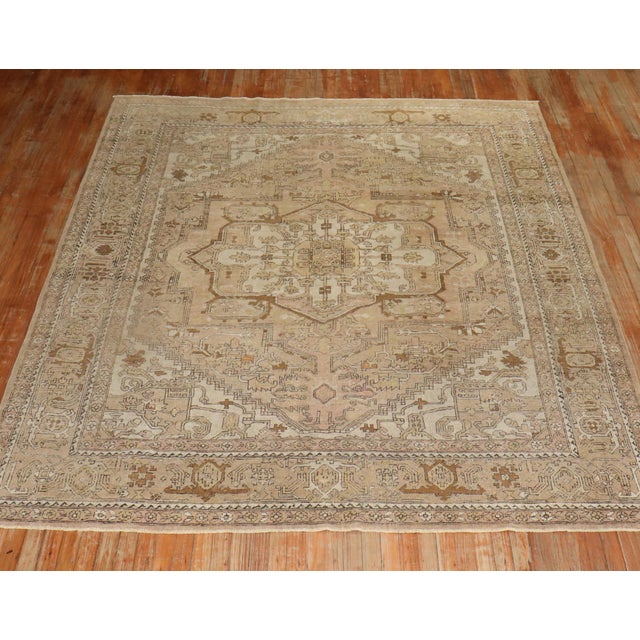 Late 20th Century Neutral Indian Room Size Rug For Sale - Image 10 of 18