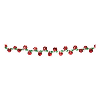 Sleigh Bell String Garland (Set of 2) For Sale