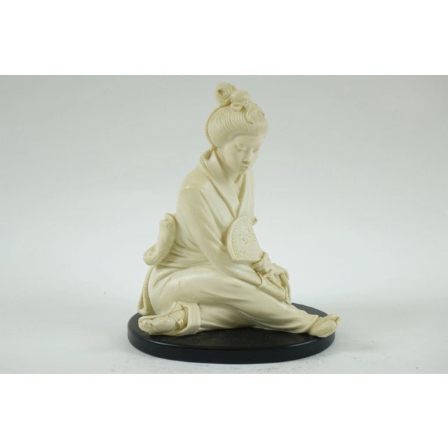 Antique Japanese Sculpture of Woman For Sale - Image 4 of 4
