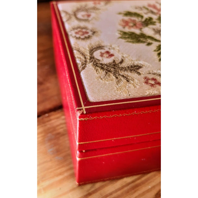 Vintage President Rolex Watch Box With Tapestry For Sale - Image 10 of 16