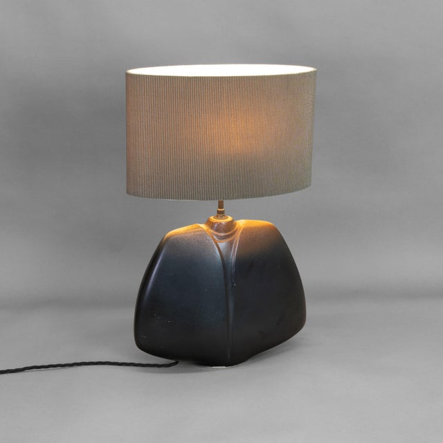 Mid-Century French porcelain table lamp. Circa 1960. UK Plug (up to 250V).The wiring of this item may be original and...