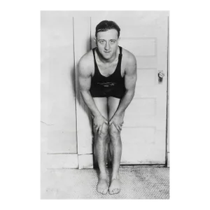 1926 Male Swimmer Black & White Photograph