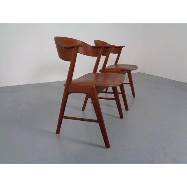 Teak Dining Chairs in Teak by Korup Stolefabrik, Denmark, 1960s, Set of 2 For Sale - Image 9 of 17