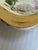 Antique 1880s Limoges France Cottage Bon Bon Basket With Handle, Hand-Painted Floral Design With Heavy Gold Trim For Sale - Image 10 of 17