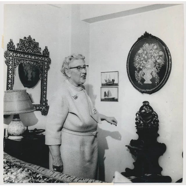 Agatha Christie at Home, 1959, in Very Good conditions. Designed 1950 to 1959