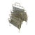 Antique Brass Magazine Rack For Sale