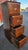 Wood Late 20th Century Four-Drawer Solid Pine Filing Cabinet With Locks and Keys For Sale - Image 7 of 9