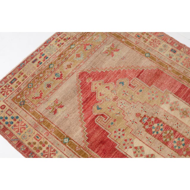 Bohemian Vintage Wool Carpet For Sale - Image 10 of 10
