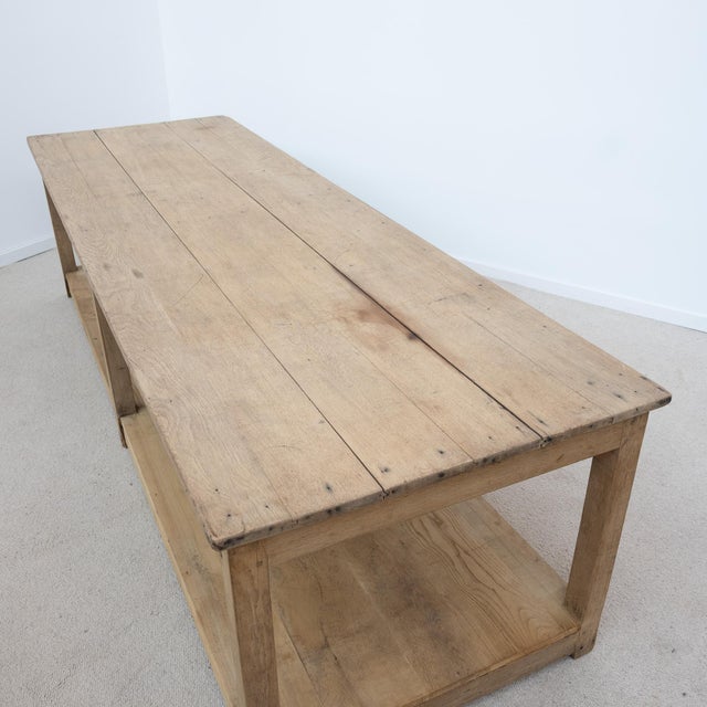 20th Century Oak Drapers Table, France, 1920 For Sale - Image 9 of 10