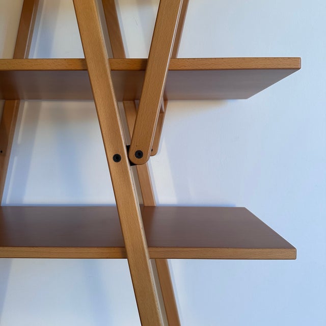 Nuvola Rossa Beech Bookcase by Vico Magistretti for Cassina, 1977 For Sale - Image 3 of 12